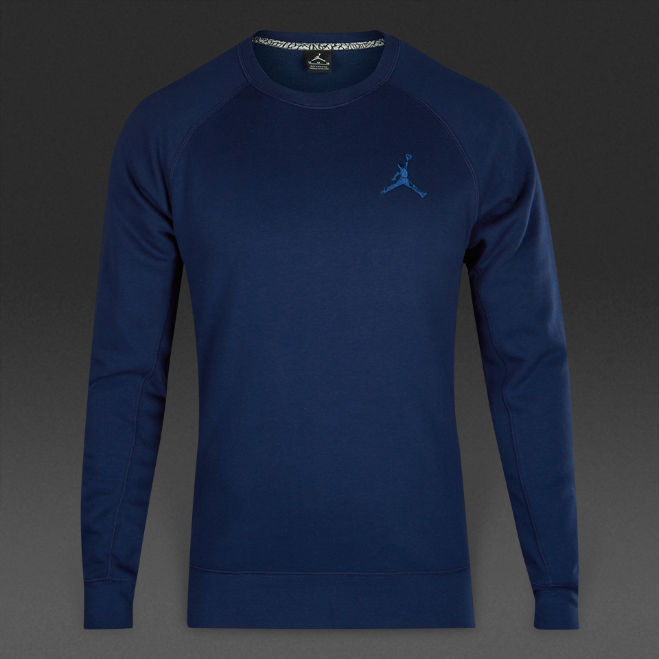 Jordan Jumpman Brushed Crew Midnight Navy / French Blue for Men